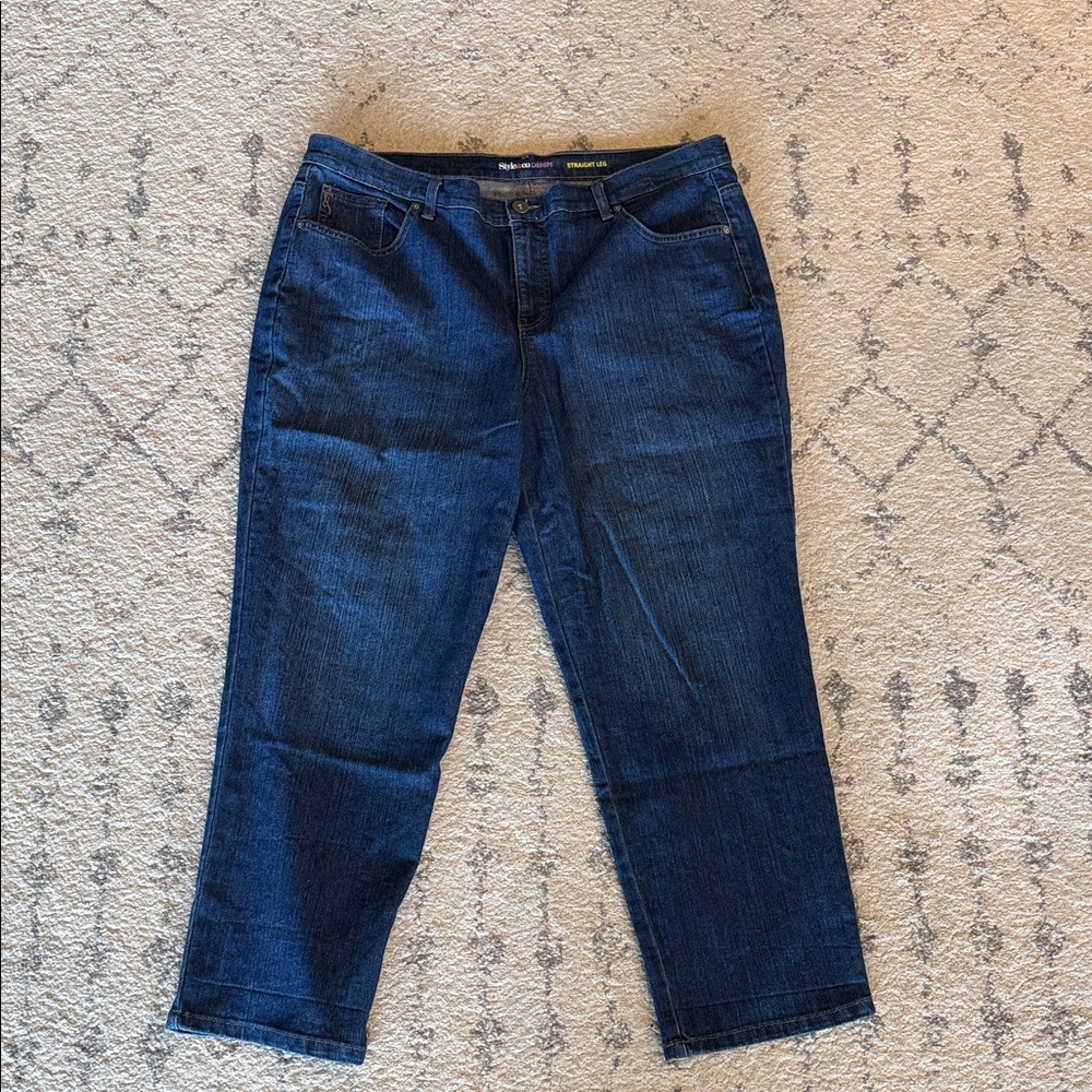 Style & Co. Straight Leg Jeans